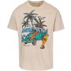 PitBull West Coast - pánske tričko OPEN BEACH sand 2XL