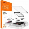 SPIGEN EZ FIT Ochranné sklo na displej 2 ks (2,5D zaoblený okraj, 0,2 mm, 9H, nezakrivené) ČIERNE [Apple Watch Series SE 44 mm]
