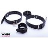 WHIPS Leather Thigh Cuffs for Him, putá na stehná a zápästia s polstrovaním