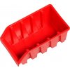 LUX-TOOLS Dielenský skladovací box Basic červený veľ. 4