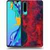 Picasee silikónový prehľadný obal pre Huawei P30 - Organic red