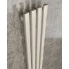 Radiátory - MC Montana | kúpelňové | DEKORATÍVNY VERTIKÁLNY RADIÁTOR 4 | veľkosť - 1600/290 mm, farba - Krém - Quartz I, štruktúra
