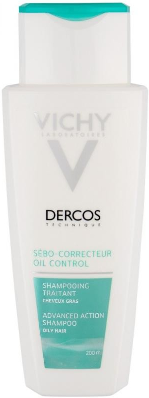 Vichy Dercos šampón pre rýchlo sa mastiace vlasy Shampooing Traitant Sébo Correcteur 200 ml