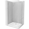 MEXEN/S - Pretória sprchovací kút 80x110, transparent, chróm + sprchová vanička vrátane sifónu 852-080-110-01-00-4010