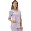 Perlička® Zdravotnícka košeľa LORA SATTÉ Lila Fialová Veľkosť: 40, Farba: Lila Fialová