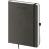 Helma Diár Flexies denný A5 14,3x20,5cm tmavosivá 2026