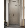 New Trendy Avexa Gunmetal Brushed sprchové dvere 80 cm výklopné grafitová brúsená/priehľadné sklo EXK-3245