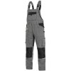Pánske skrátené pracovné nohavice na traky 170-176cm, CXS STRETCH, sivé, veľ. 50