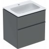 Geberit iCon - Skrinka s umývadlom, 60x48x63 mm, 2 zásuvky, lávová 502.335.JK.1