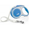 Flexi NEW COMFORT vodítko L do 60kg, 5m popruh – modré
