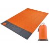 Zaparkorun Veľká podložka na pláž či do prírody - oranžová
