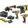 KOMBO SADA 18V 3x5,0Ah (DCH273+DCG405+DCD796+DCF894) Tstak DEWALT DCK428P3T