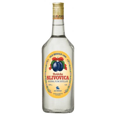 Slivovica Bošácka 52% 1L (čistá fľaša)