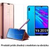 Otváracie Púzdro Luxria Clear View pre Huawei - Ružové pre Huawei: Y6 (2019)