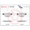 BREMBO Sada brzdových platničiek kotúčovej brzdy P36007