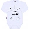 Body s potlačou New Baby Tati, to dáš!, veľ. 62 (3-6m)