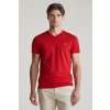 TRIČKO GANT SLIM SHIELD V-NECK T-SHIRT RUBY RED