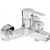 LAUFEN Jika LYRA PLUS Vaňová nástenná batéria bez sprchovej sady, chróm, H3211Z70044001
