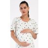 Vienetta Dámska tehotenská nočná košeľa Sara Farba: Biela, Veľkosť: 2XL