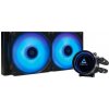 CHIEFTEC vodní chlazení CPU Iceberg 240, 2x120mm ARGB, ARGB vodní blok, LGA1851, AM5, černá
