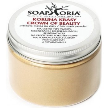 Soaphoria Koruna krásy prášková maska na vlasy 150 ml