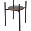 Ruhhy 26049 Stojan na kvety 40 x 26 x 26 cm, hnedý
