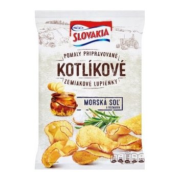 Slovakia Kotlíkové Zemiakové lupienky morská soľ a rozmarín 120 g od 2,99 €  - Heureka.sk