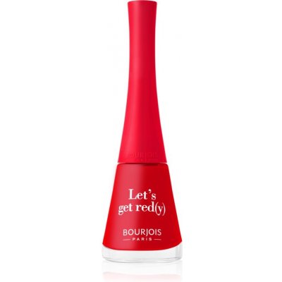 Bourjois 1 Seconde rýchloschnúci lak na nechty odtieň 009 Let's Get Red(y) 9 ml