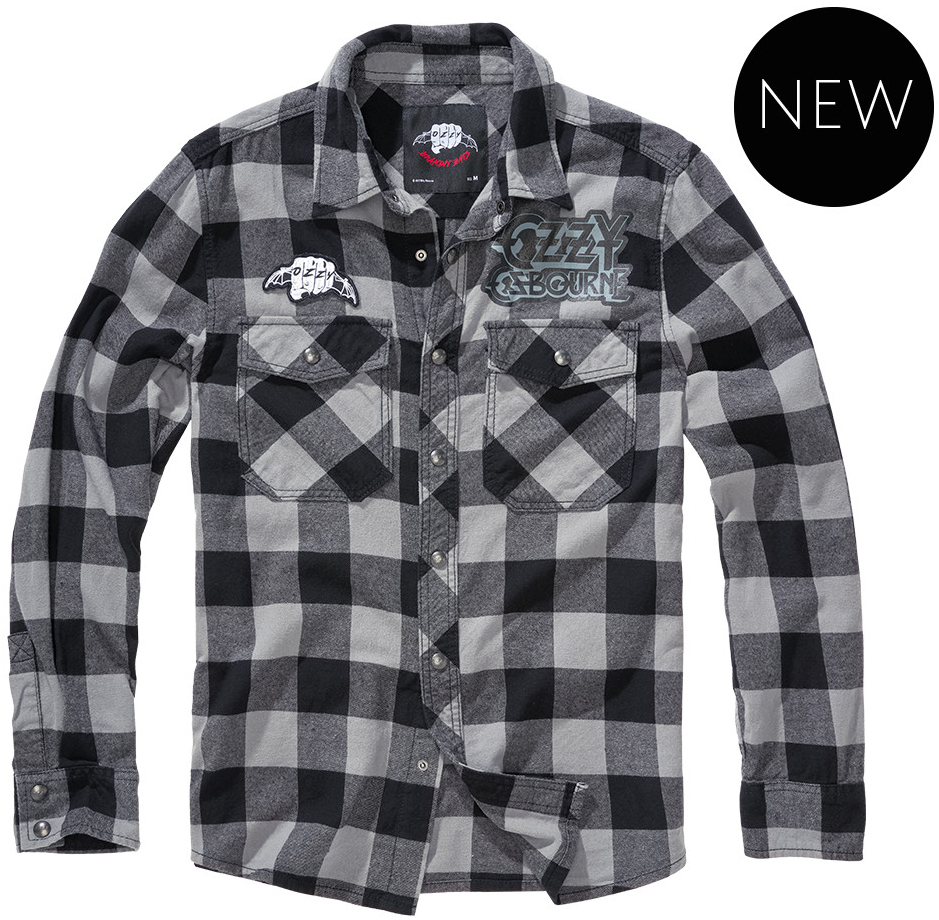 Brandit košeľa Ozzy checkshirt long sleeve čierno-šedá od 76,54 € -  Heureka.sk