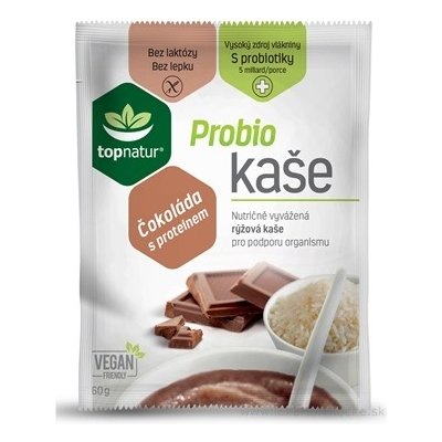 topnatur Probio KAŠA Čokoláda s proteínom instantná ryžová kaša 1x60 g