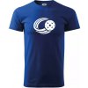 Florbal lopta - Klasické pánske tričko vyššej gramáže - 2XL ( Kráľovská modrá )