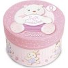 Chicco hračka plyšový medvedík Soft Cudles v darčekovej krabičke ružový