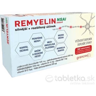 REMYELIN NSAI retard s predĺženým uvoľňovaním 30 tabliet