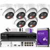 Hilook by Hikvision Sada na IP monitorovanie 6 Mpx s 6 kamerami IPCAM-T6-30DL, Hybrid Light, 8-kanálovým rekordérom s PoE, MD 2.0 - HiLook od Hikvision
