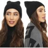 Fashionweek Dámska teplá čiapka s vlnou BEANIE KARR-5 Farba: Čierna, Veľkosť: Universal