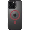 Tactical Hyperstealth 2.0 transparentný kryt s červeným MagSafe pre iPhone 16 Pro Max - čierny 57983121869 - možnosť vrátiť tovar ZADARMO do 30tich dní