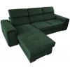 | Univerzálna rohová sedacia súprava do L SALVADA so skladovacím priestorom, zelen | ME00013