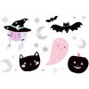PartyDeco Nálepky Halloween mix 4 ks