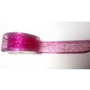 Stuha lurexová cyklamenová (Stuha s drôtom 0,04x2,75 m)
