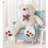 Majlo Toys Plyšový medveď Maty 160 cm biely