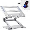 MG Laptop Stand V1 stojan na notebook + stojan na mobil, strieborný (WRS-CPY75DSS)