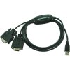 PremiumCord USB - 2x RS 232 převodník (KU2-232B)