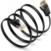 Interlook Cat6a-0,5M | Ethernet LAN kábel Ethener Cat. 6a | 0,5M prepojovací kábel RJ45 Černá