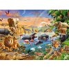 RAVENSBURGER Puzzle Zvieratá pri napájadle XXL 100 dielikov