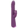 Javida 2 Function Vibration & Thrusting Rabbit Vibrator Purple
