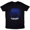 Billie Eilish Tričko Hit Me Hard And Soft Blue Lines Unisex Black XL