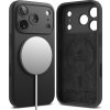 Ringke - Silicone Magnetic MagSafe ochranný obal na iPhone 17 Pro Max – čierny