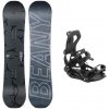 Beany Dust juniorský snowboard + Hatchey Fastec snowboardové vázání - 135 cm + M, black (EU 39-42)