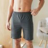 Pyžamové jednofarebné šortky antracitová 062 Blancheporte