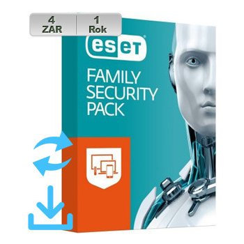 ESET Family Security Pack 4 lic. 12 mes. Predĺženie